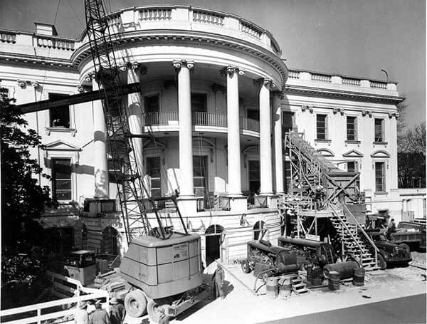 Renovation of the White House