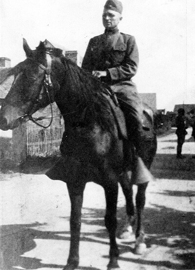 Truman's horse in military