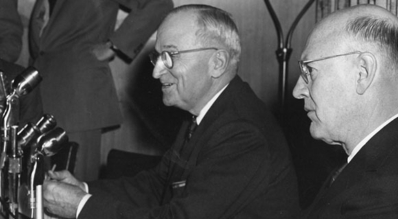 President Truman addresses the FDA