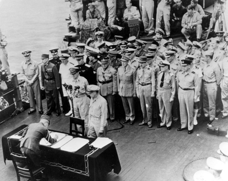 Photography Collection – Ceremonial Surrender of Japan - Truman Library ...